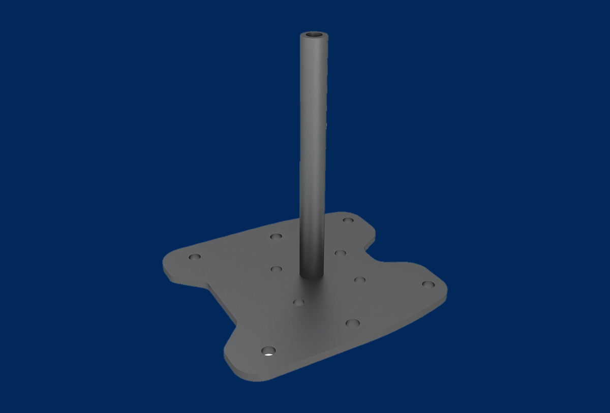 Neomounts Pro Bodenplatte schwarz NMPRO-SFPLATE