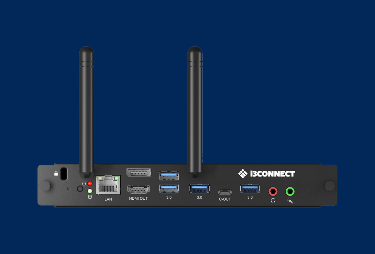 i3CONNECT OPS Einschub-PC (512-JC / 512-J / 713-J) – Ansicht dunkel