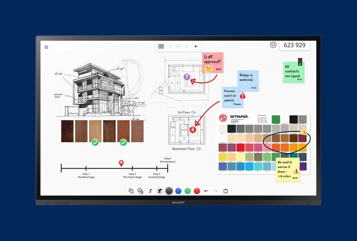 Sharp LA652 65" InGlass-Touch-Display PNLA652
