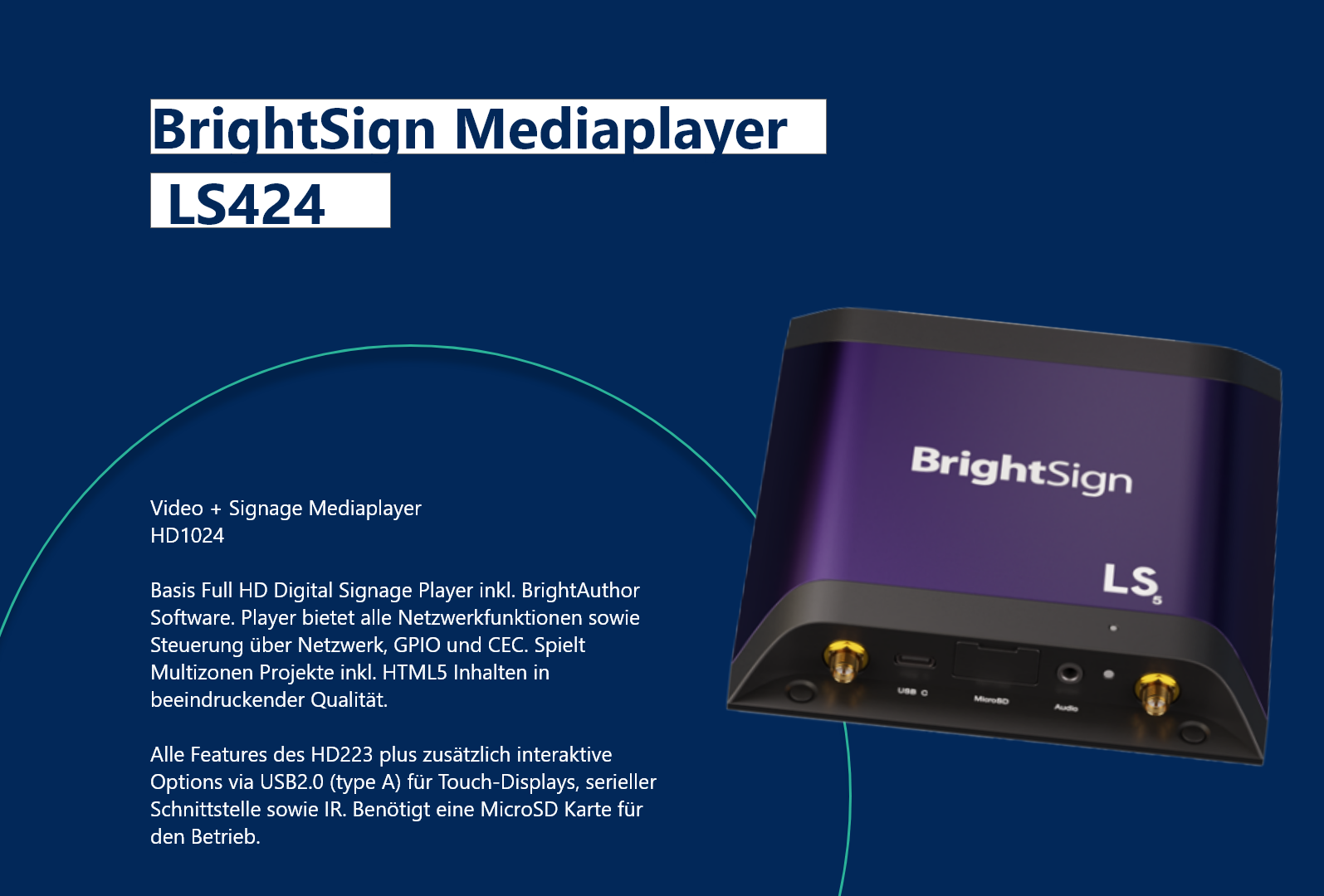 BrightSign Mediaplayer LS425