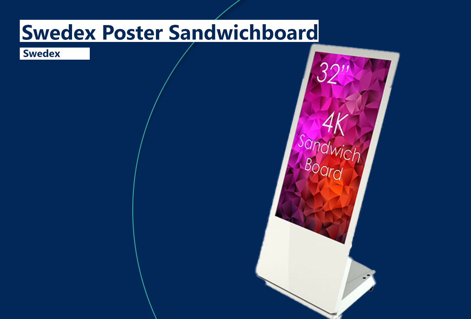 Swedex Poster Sandwichboard